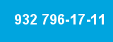 932 796-17-11 932 796-17-11